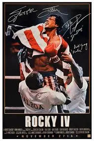 Rocky IV винтажный Шелковый плакат Настенный декор 12x18 24x36 дюймов|Рисование и