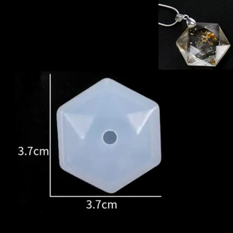 1 шт. 3D кулон DIY ожерелье ювелирные изделия формы подвески со шкалой из кристаллов Ювелирные изделия смолы формы для ювелирных изделий инструмент - Цвет: 9