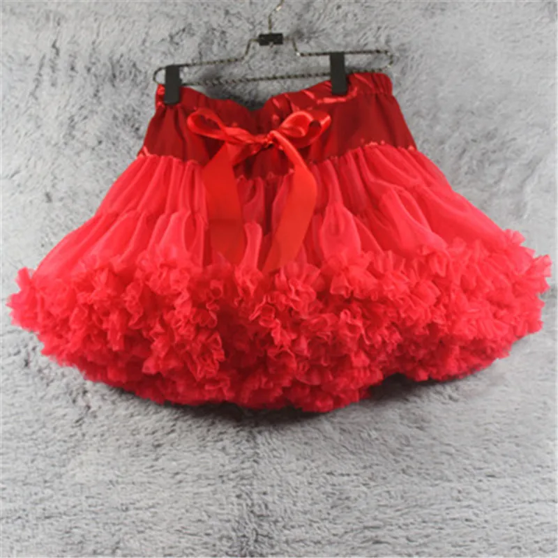 Разноцветные шифоновые Пышные юбки американки для маленьких девочек летние