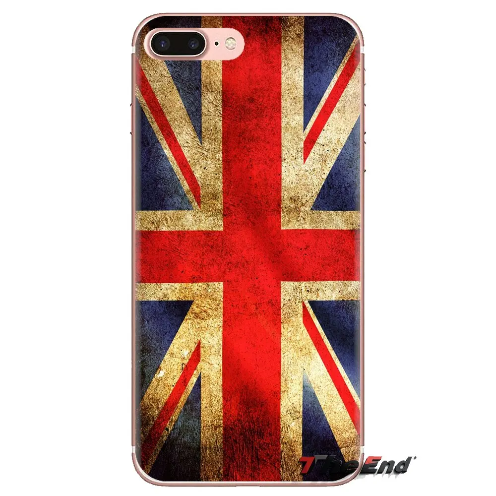 Англия Британский английский флаг прозрачные мягкие чехлы для Samsung Galaxy J1 J2 J3 J4 J5 J6 J7 J8 Plus 2018 Prime 2015 2016 2017 on.