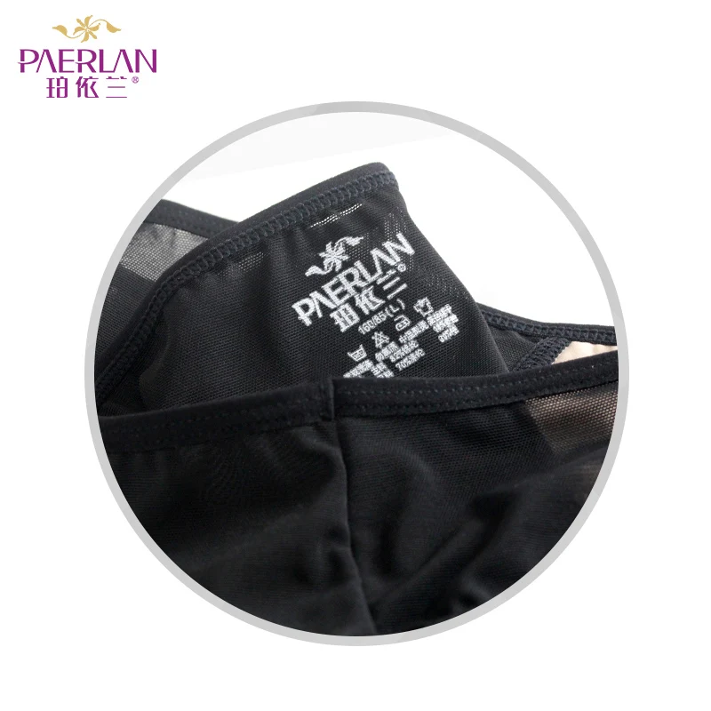 PAERLAN кружевные Бесшовные женские трусики с заниженной талией и цветочным