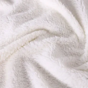 BlessLiving German Shepherd Dog Sherpa Blanket on Beds Animal Dog Throw Blanket Brown Bedspreads Fur Print mantas para cama 4