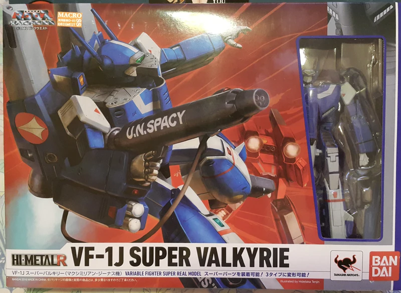 100% оригинальная экшн-фигурка BANDAI Tamashii Nation HI-METAL R-VF-1J Super Valkyrie (Maximilian Jenius Custom) от Macross
