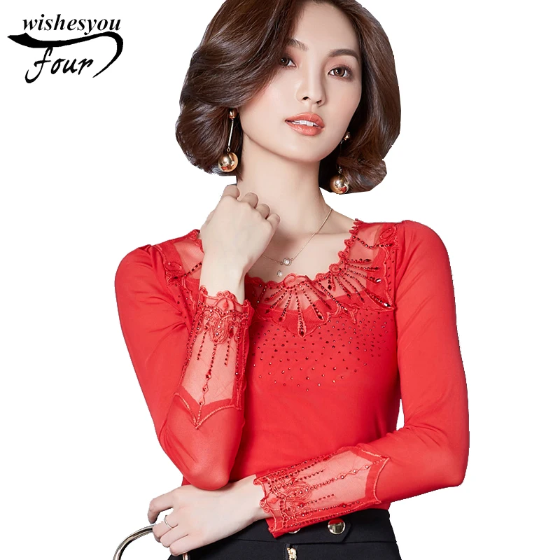 Новая кружевная вышитая Чистая Пряжа Осенняя женская нижняя рубашка Горячая