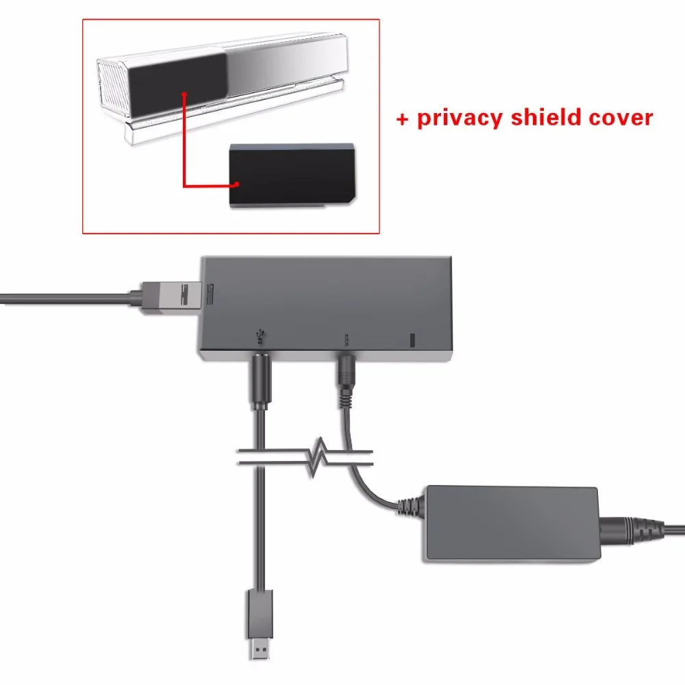 Dealonow адаптер для XBOX One SLIM/ ONE X Kinect новый источник питания 2 0 Датчик Windows 10|adapter for xbox