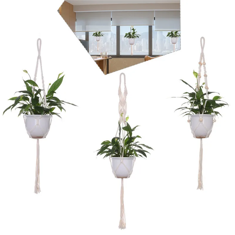 Завод Вешалка для подвешивания цветочных балконные горшки садовый декор ручной