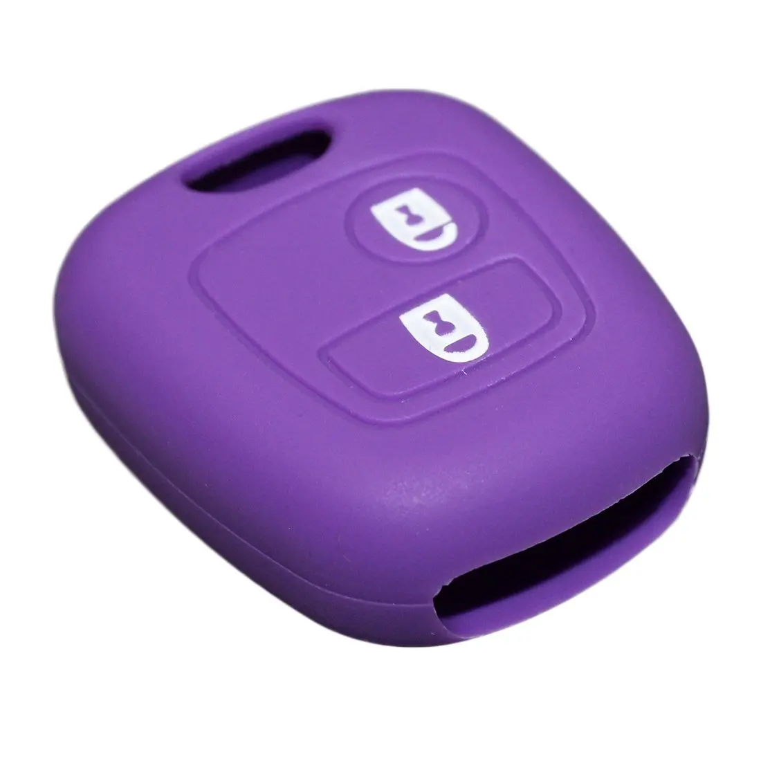 purple Автомобильные аксессуары Сумка-Футляр для ключей для peugeot 107 207 307 407 607 306 405 Citroen C2 C3 C4 ключ защитный противоударный чехол с авто-Стайлинг - Название цвета: purple