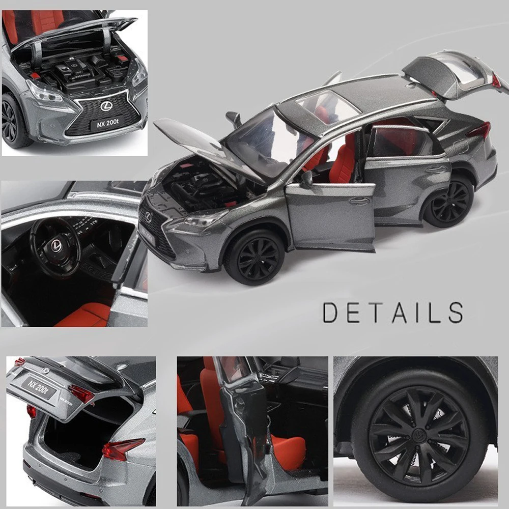 1:32 Lexus Nx200t музыкальная с подсветкой машина Diecasts транспортных средств Hot Wheel модель