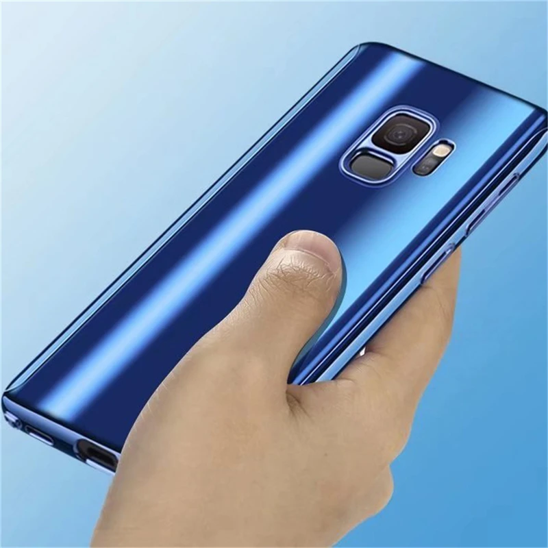 Для samsung Galaxy S7 8 910 плюс 360 зеркало металлизированный чехол для телефона край S10 Lite