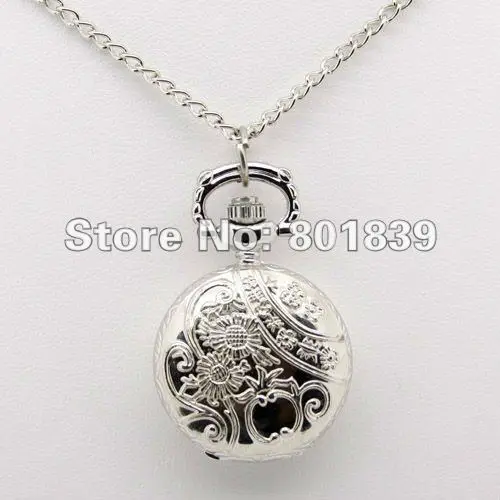 Мини художественные каркасные серебряные тона ожерелье Кварцевые женские