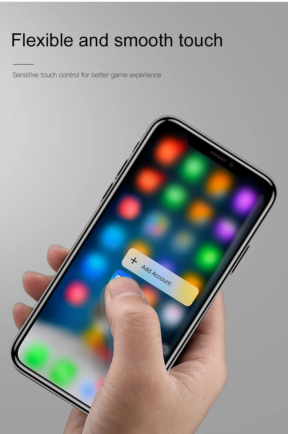 Защитная пленка Baseus для iPhone X XS, 0,2 мм, 9 H, закаленное стекло для iPhone X S, ультратонкое 6D, полное покрытие, переднее защитное стекло