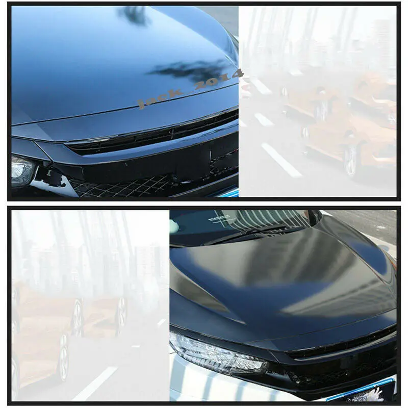 Автомобильный капот из углеродного волокна модифицированный стикер для Honda Civic