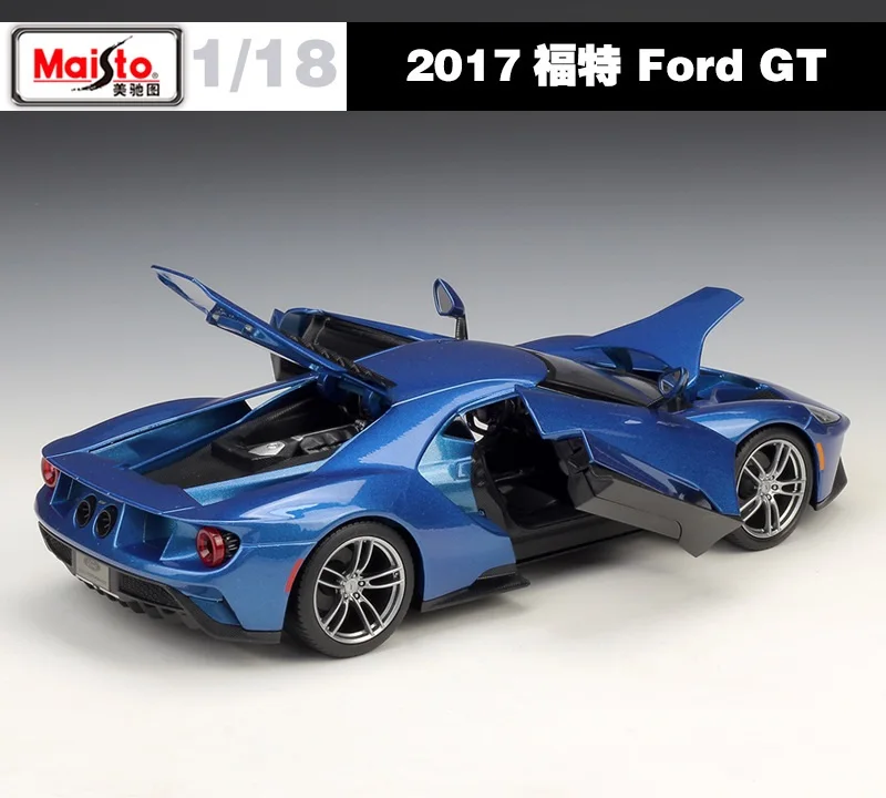 1:18 Maisto Ford GT Синий/Красный литье под давлением модель автомобиля