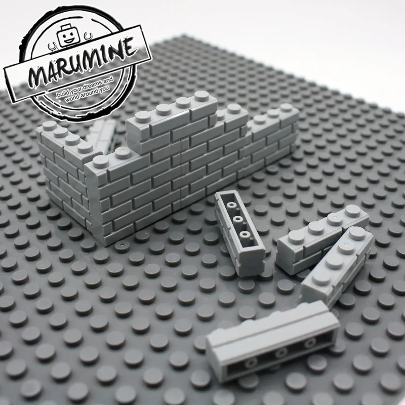 150pcs MARUMINE City Part 1x4 Dots кирпичи 15533 дома стены строительные блоки Совместимость обучения Классический DIY MOC Обучающие игрушки набор - Цвет: 150pcs