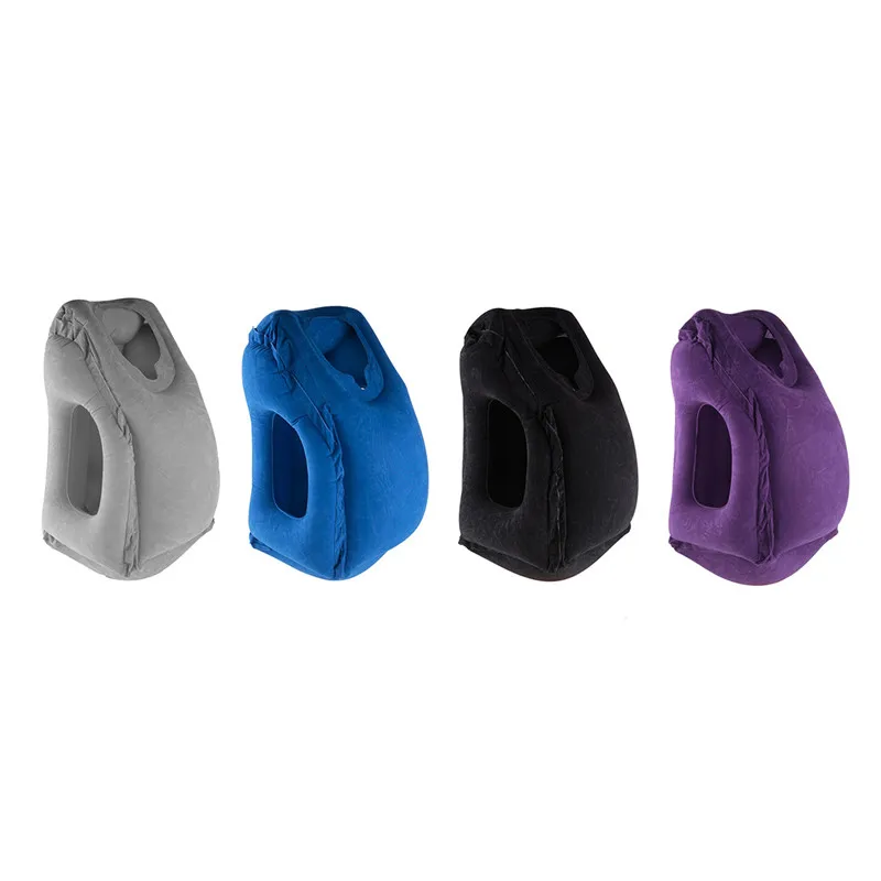 Надувная подушка складная для сна самолета поезда путешествий шеи поддержка