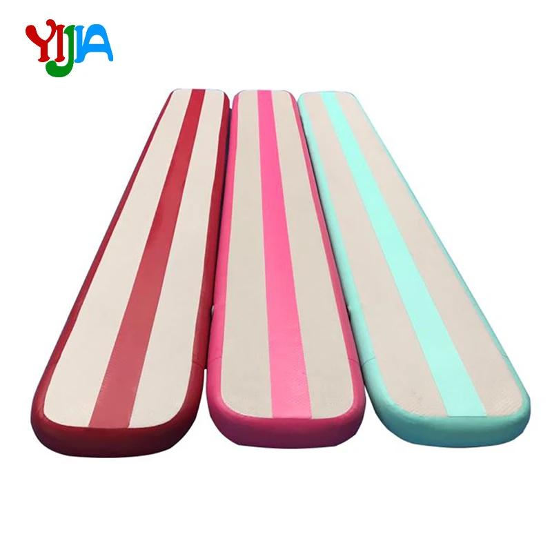 

3m 5m Good Quality Air Gymnastic Balance Beam with Foot pump inflatable gymnastics bar air track balance beam for home