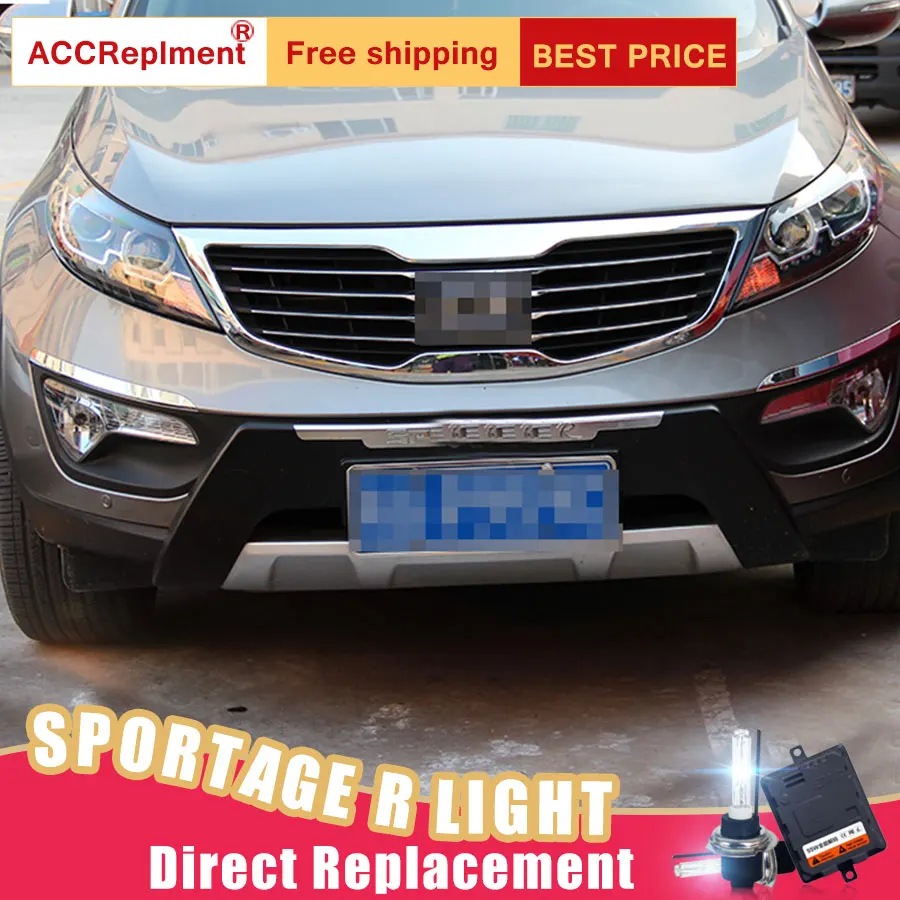 2 шт. светодиодный ные фары для Kia SportageR 2011-2012 Автомобильные ангельские глазки