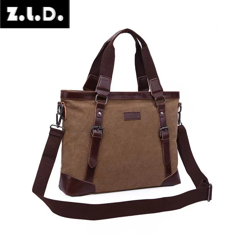 Z.L.D. Деловая модная Холщовая Сумка Женская сумка через плечо классическая