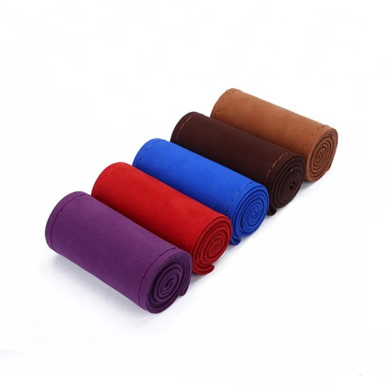 

Tonlinker 38CM Steering-wheel Cover Car-styling PU Leather Universal Car Sport Auto Anti-Slip Steering Wheel Covers