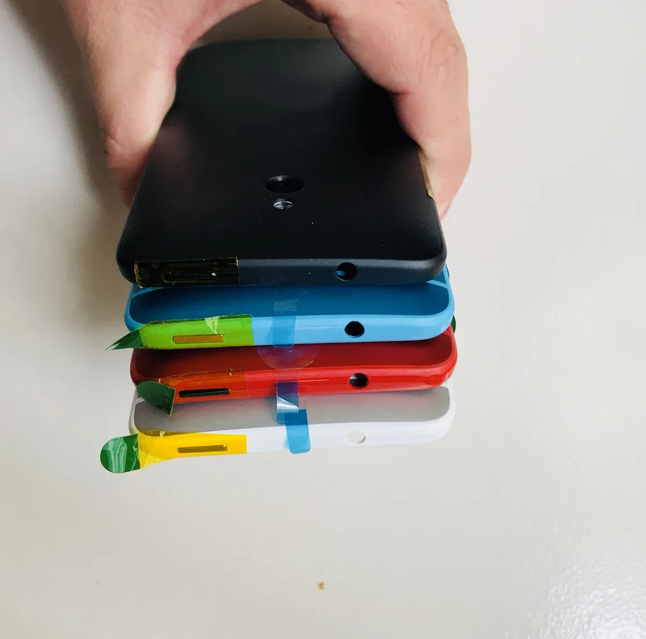 Корпус, задняя крышка на батарейку, чехол для htc One mini M4 601s 601n 601e M7 mini с верхней нижней планкой, боковыми кнопками, черный цвет