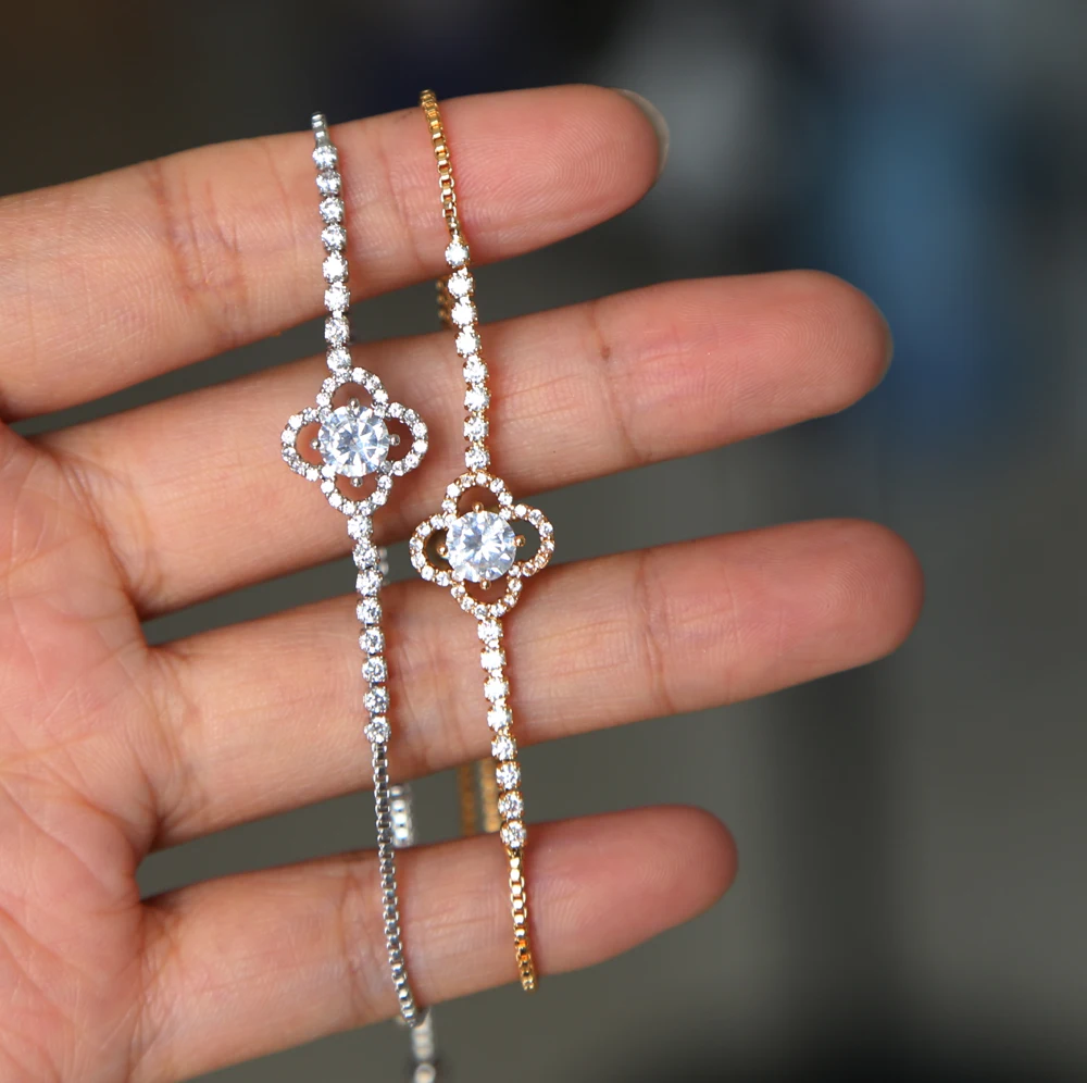 Высокое качество bling Искрящаяся девушка ювелирные изделия регулируемый размер