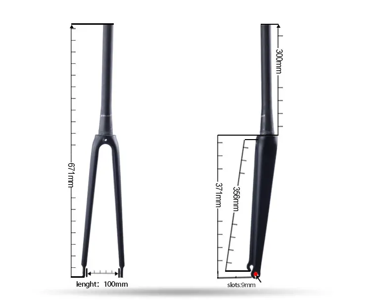 BXT брендовая Велосипедная вилка из углеродного волокна 700c полностью углеродное