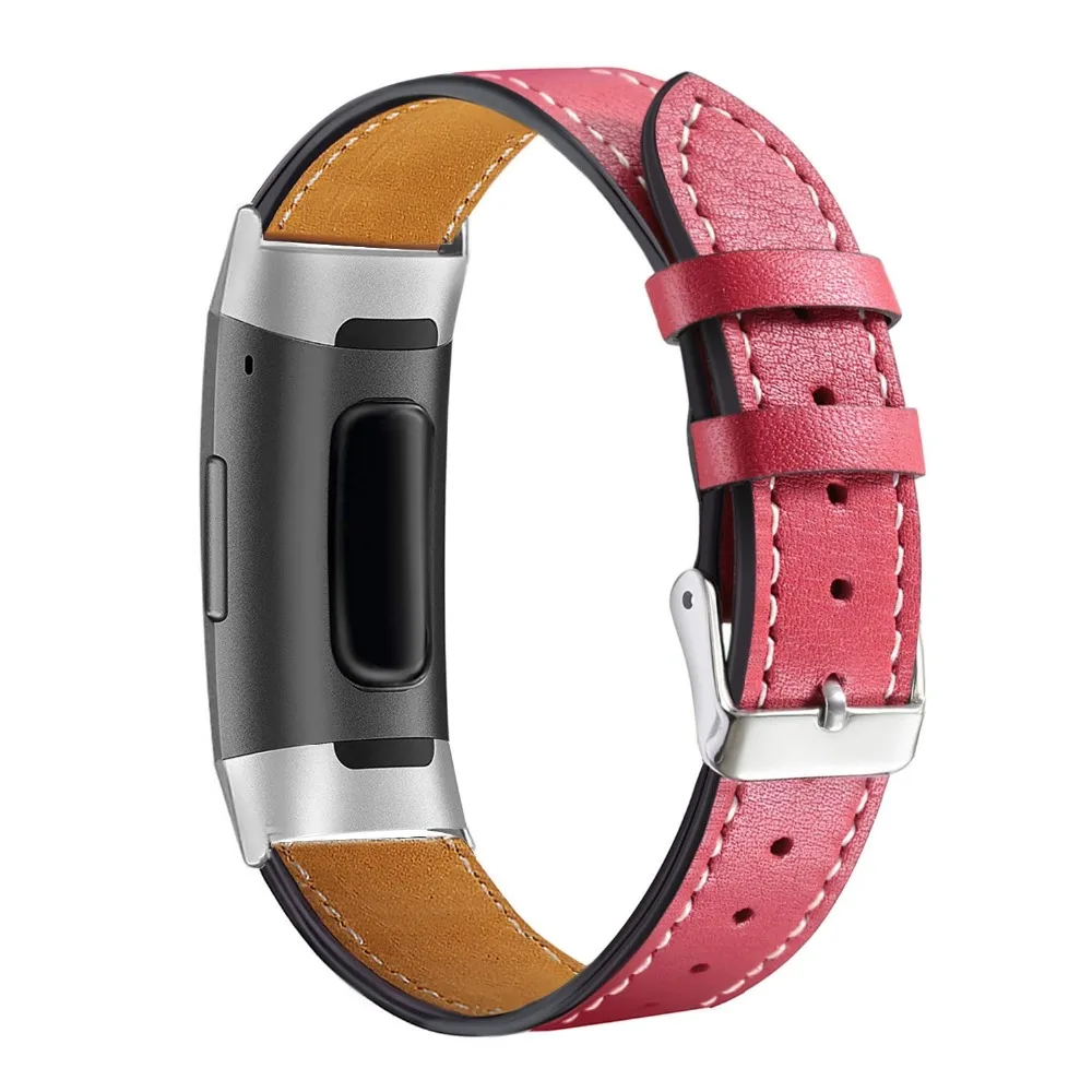 Ремешок из натуральной кожи для Fitbit Charge 3, сменный ремешок для Fitbit Charge3, браслет для часов
