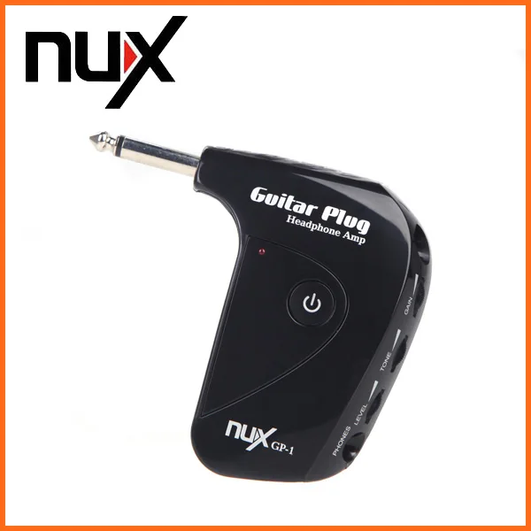 NUX GP-1 портативный усилитель для электрогитары мини-усилитель для наушников Встроенный эффект искажений высокое качество