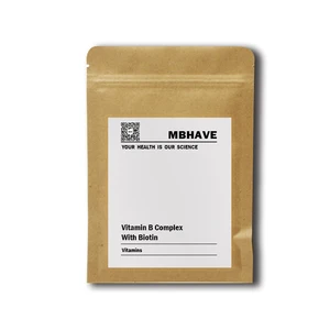 Витамин B комплекс высокой прочности все 9 B витамины биотин  B12 B комплекс