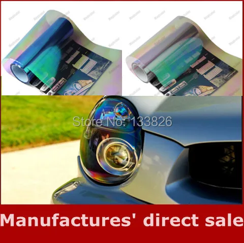 New Feshionalble 30*60cm Shiny Chameleon Car headlights Taillights Vinyl Film Auto Headlamps Rear lamp Tint film |
