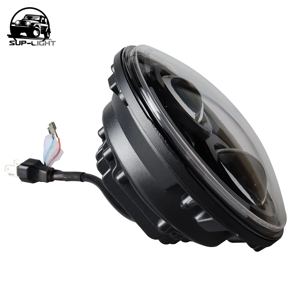 7 дюймов H4 светодиодные фары led водонепроницаемый герметичные направленного