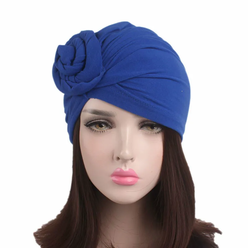 

New Woman Hijabs Hat Turban Head Cap Hat Beanie Ladies Hair Accessories India Hat Muslim Scarf Cap Hair Loss