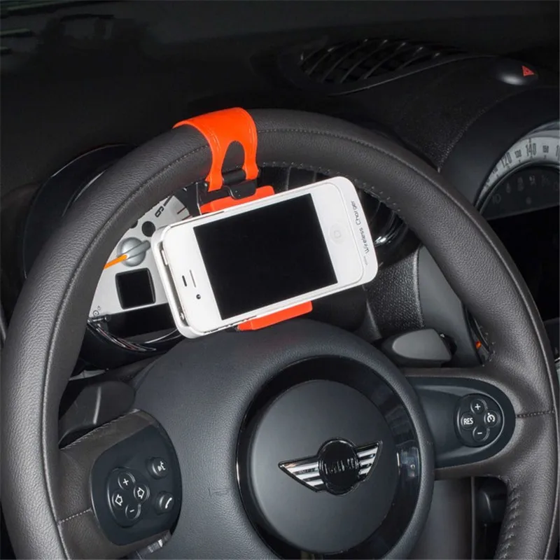 Универсальный Автомобильный руль зажим для мобильного телефона держатель iPhone 8