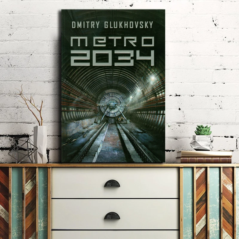 Метро 2034 постеры игра холст картины художественные работы последний светильник