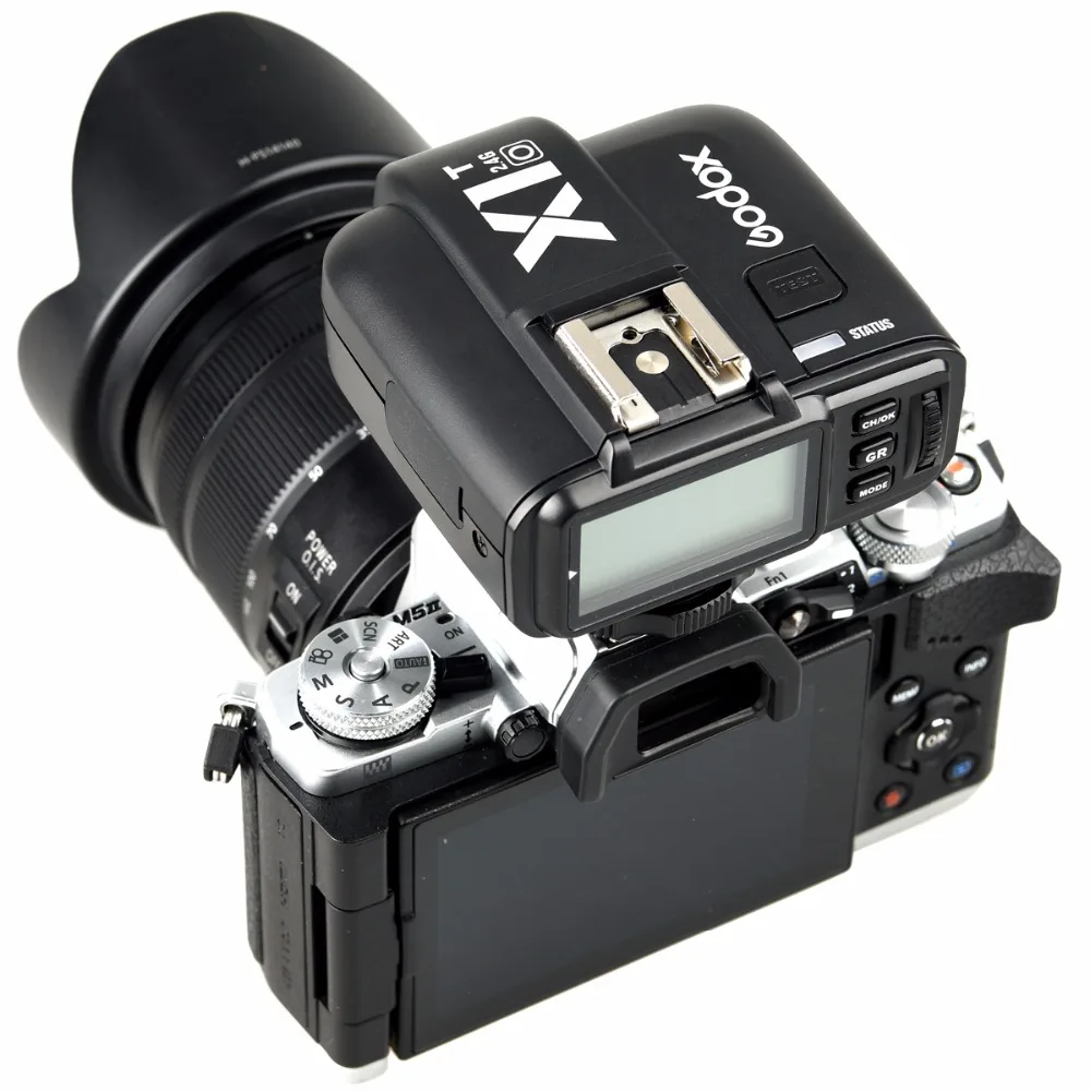 Godox X1T-O TTL 2.4G Wireless Speedlite Flash Trigger Transmitter LCD 1/8000s HSS 32 Channels for Olympus Panasonic DSLR Camera
Godox X1T-O TTL 2.4G Wireless Speedlite Flash Trigger Transmitter LCD 1/8000s HSS 32 Channels for Olympus Panasonic DSLR Camera