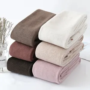 Женские леггинсы с высокой талией, эластичные, теплые, уличные, Q1755, Осень-зима