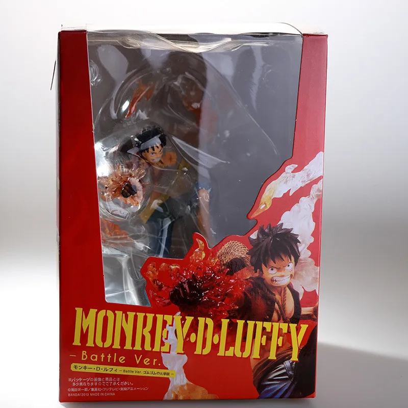 Luffy Real Boxed Один кусок 3D2Y Луффи Зоро три ножа призрака вырезать Санджи Diable Jambe боевой вер. ПВХ фигурка ОП Луффи Санджи Коллекционная модель - Цвет: Luffy Real Boxed