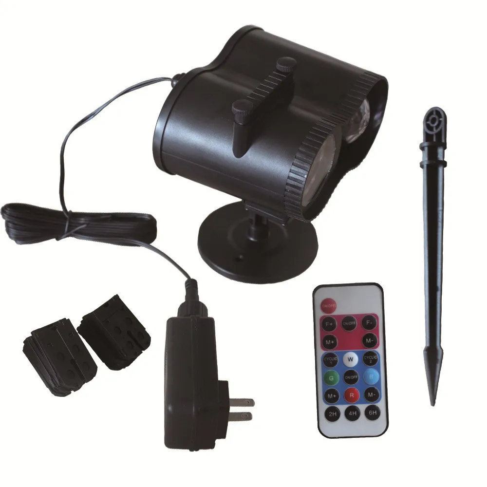 Двойная проекционная лампа водная волна светодиодный проектор + 20 шт. пленка с