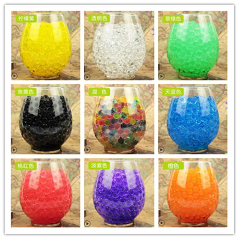 100 шт жемчужные хрустальные водяные бусинки для почвы волшебные желейные шарики