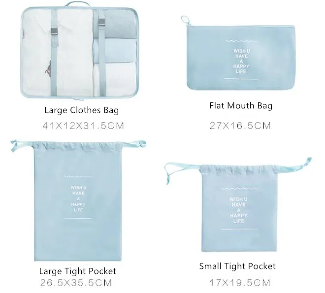 FASOTY 8 шт./компл. дорожная сумка для хранения набор сортировки багажа одежды | Дом и
