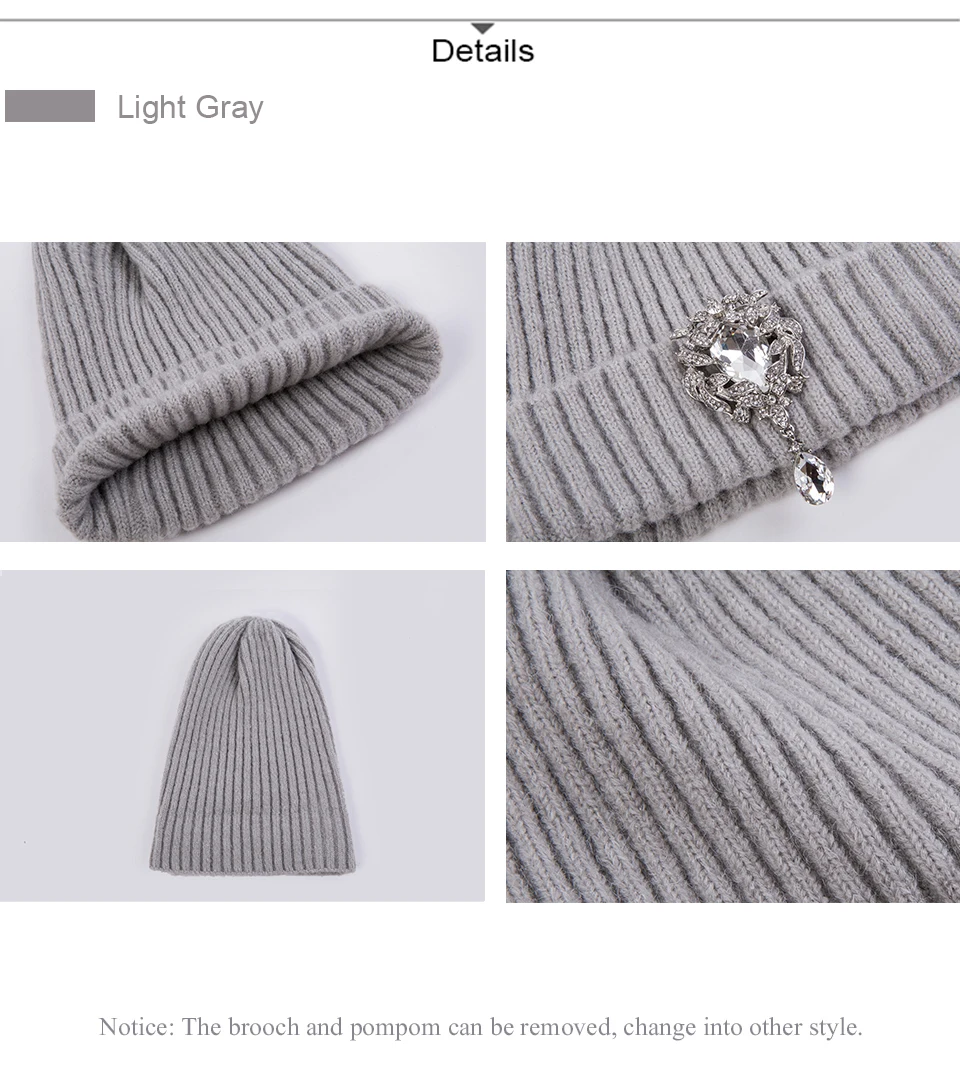Ralferty вязаная зимняя шапка женская Skullies Beanies женские роскошные хрустальные шапки шапка Осенняя теплая трикотажная шапка с черепами Черная шапка femme