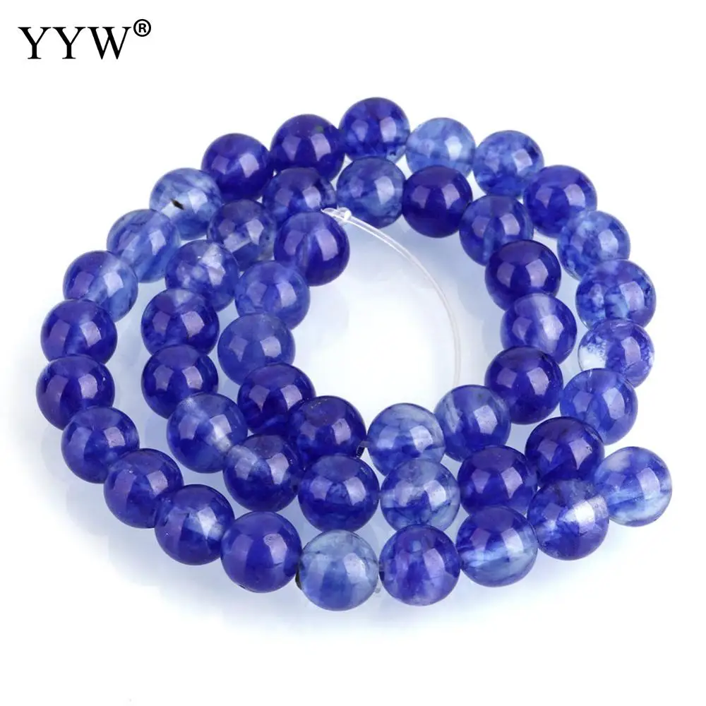 Nature Gem stone Beads Round Snowflake Obsidian PictureJasper Loose 4mm For Jewelry Making Necklace DIY Bracelet | Украшения и