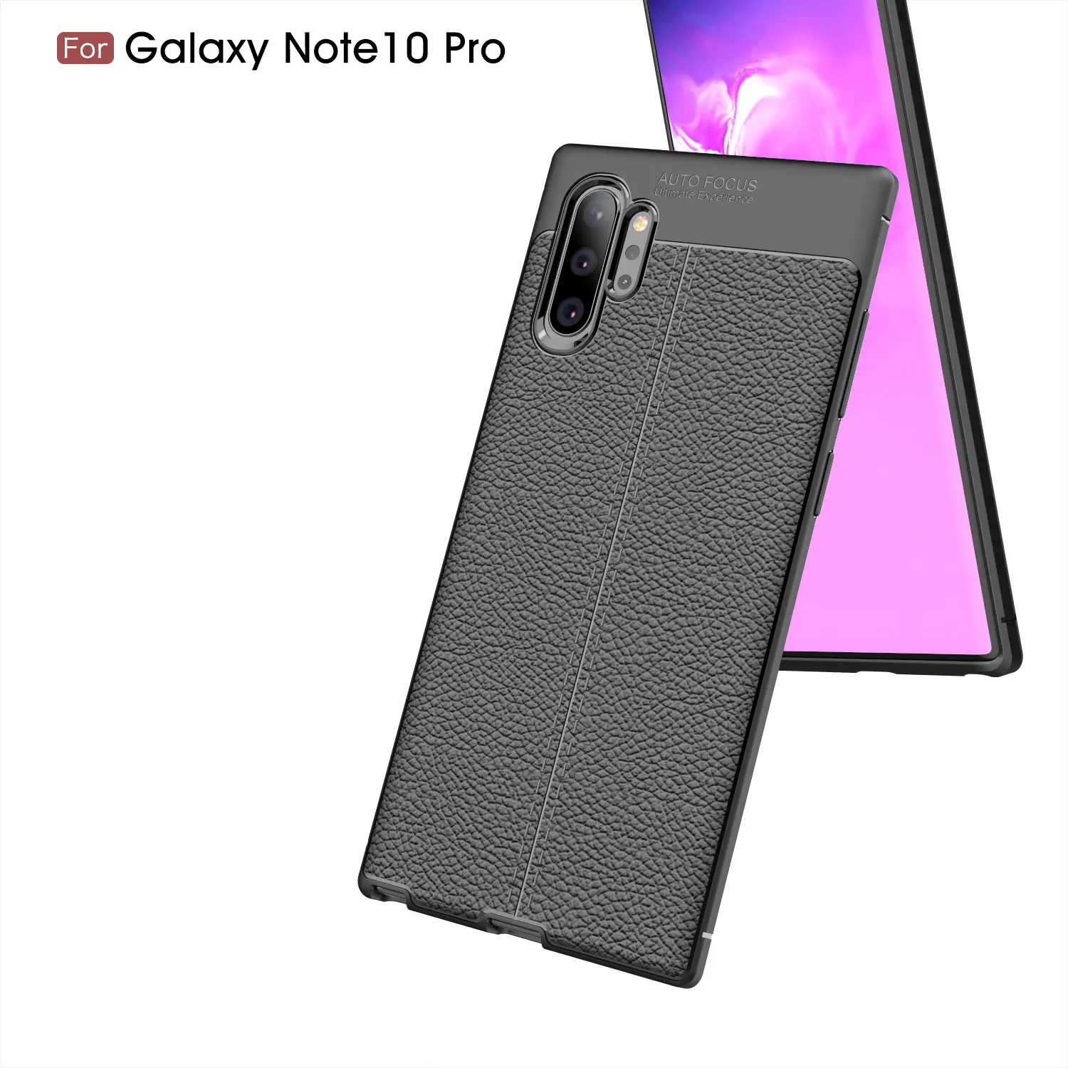 For Samsung Galaxy Note 10 Pro Case Fundas Shockproof Luxury Leather Soft TPU for Cover |