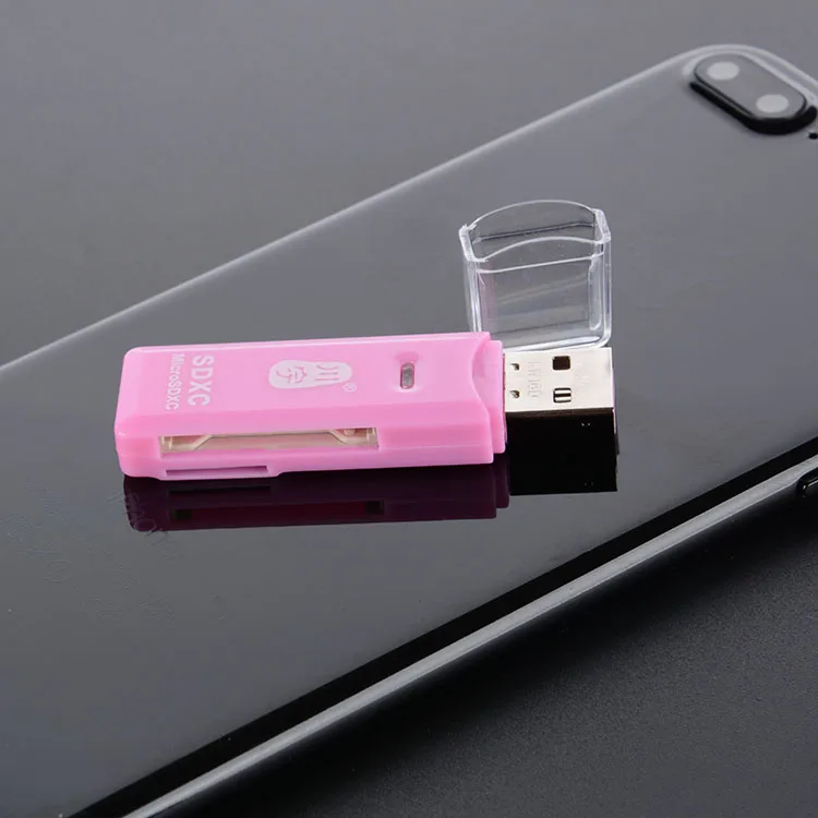Kawau USB 2,0 Microsd кард-ридер поддерживает до 128 ГБ с sd-слотом кард-ридер C296 высокое качество скорость для компьютера