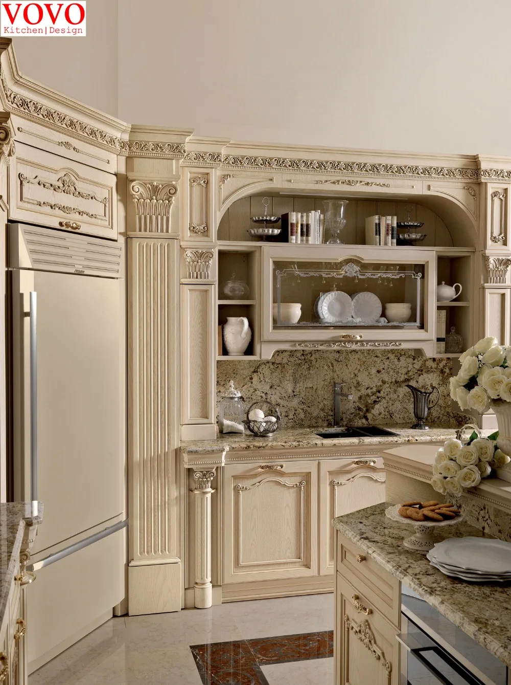 White solid ash kitchen cabinet | Kitchen Cabinets