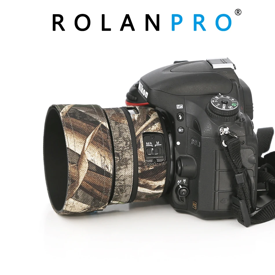 Защитный чехол для объектива ROLANPRO камуфляжный крышка от дождя Nikon защиты 50 мм F/1 4G