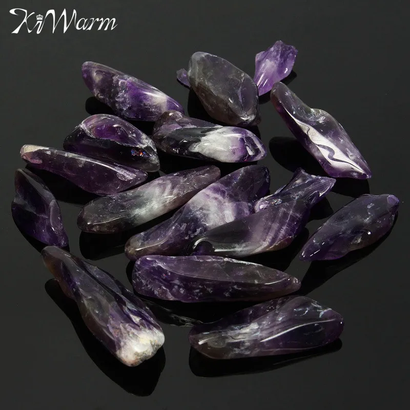 KiWarm 50 г натуральный грубый фиолетовый кварцевый кристалл исцеляющий камень