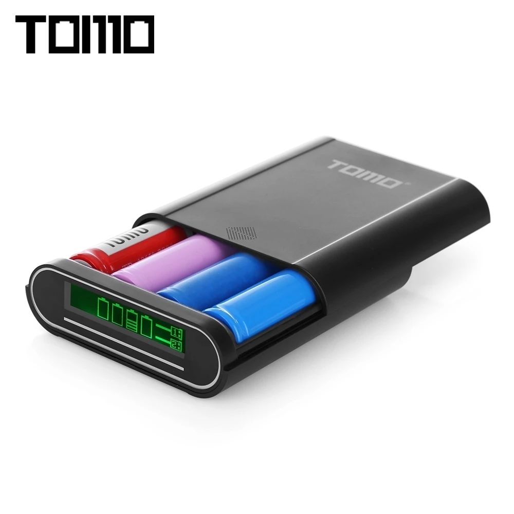 TOMO S4 DIY 4x18650 Li Ion Батарея умное зарядное устройство с 1 1A Выход и 2A интеллигентая (ый)