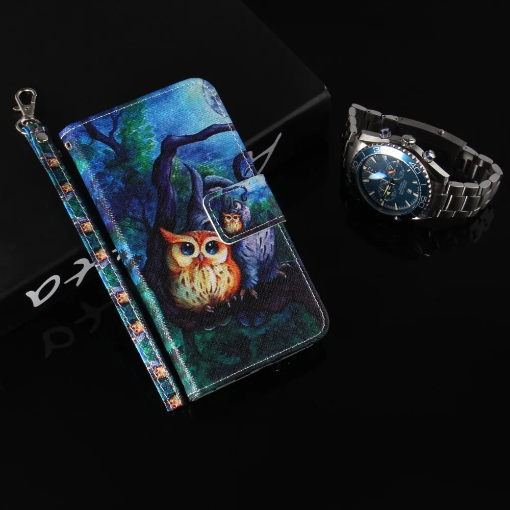 Чехол для телефона для Fundas huawei P умный чехол для coque huawei P умный чехол сова кошелек флип-чехол кожаный чехол