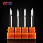 Гравировальный инструмент Weitol 5 шт.лот по металлу 5 А 4 мм V-образная форма F Нижняя твердосплавная гравировка печатных плат фрезерный станок с ЧПУ 10 градусов 0,1 мм